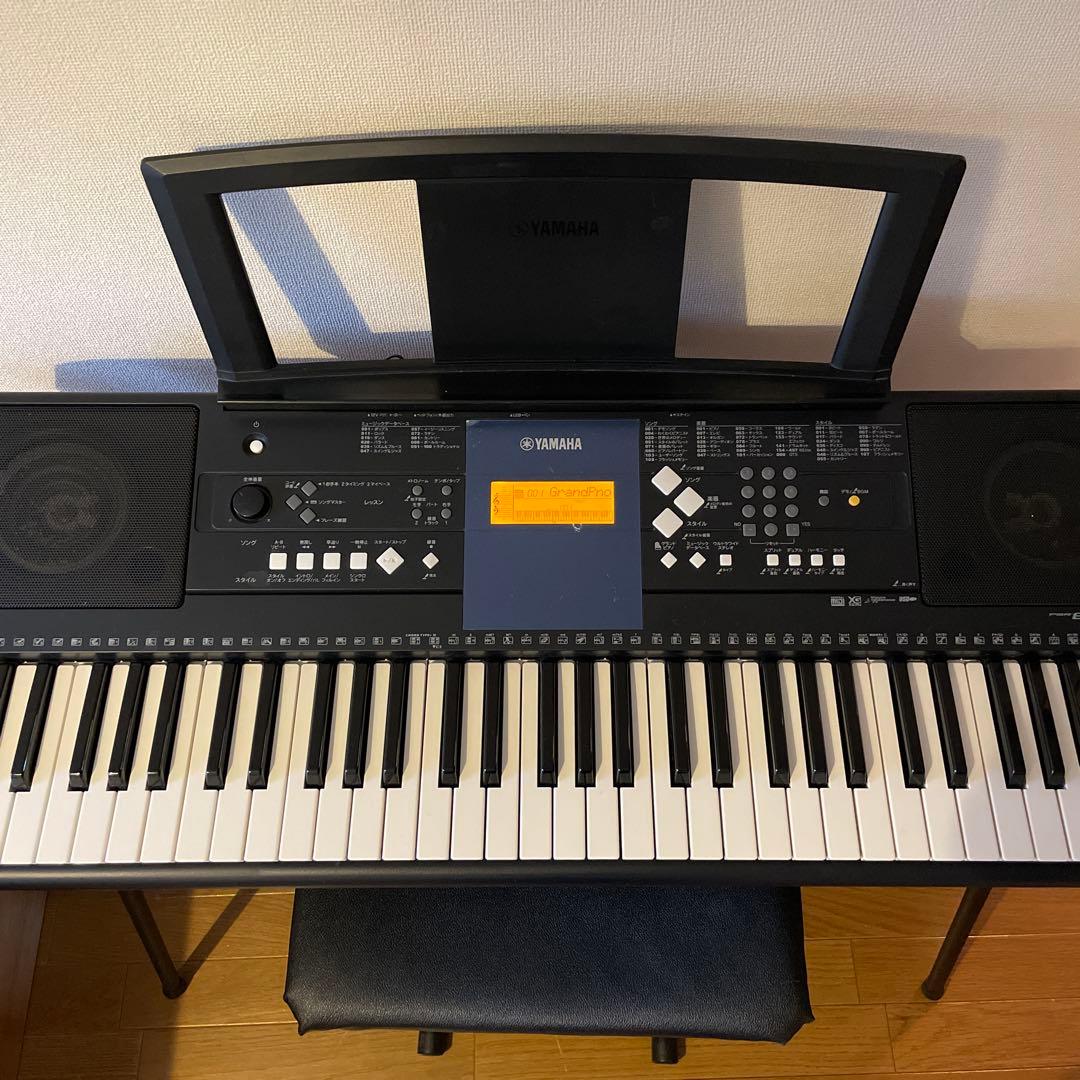 Yamaha GrandPro PSR E333 電子ピアノ 黒