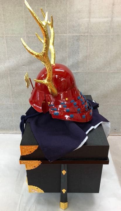 世界で一つ　本物志向 着用真田幸村兜samurai helmet 大人着用兜