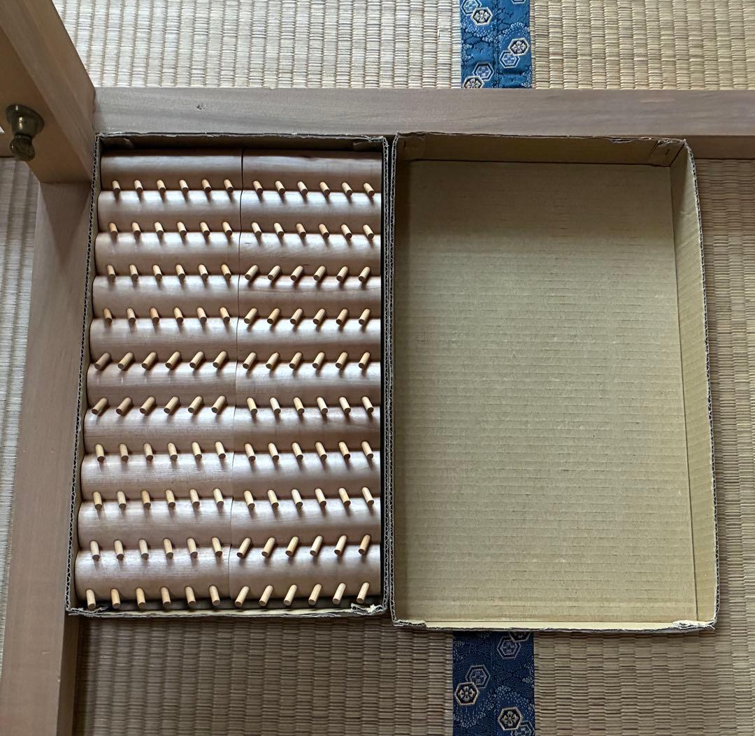 組紐用組台　高台　雅流　ヘラ、竹定規付き　 2種類のピン2箱