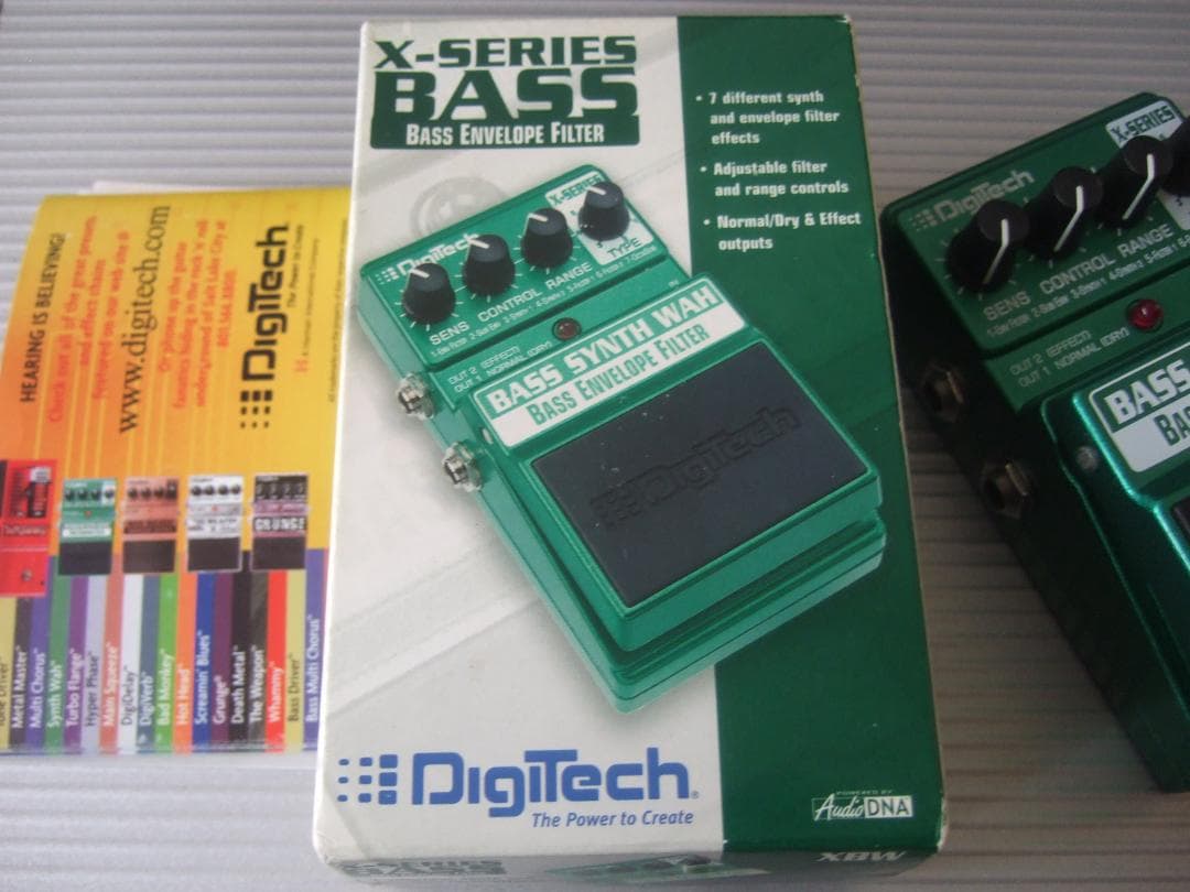 付属品完備 DigiTech BASS SYNTH WAH デジテック