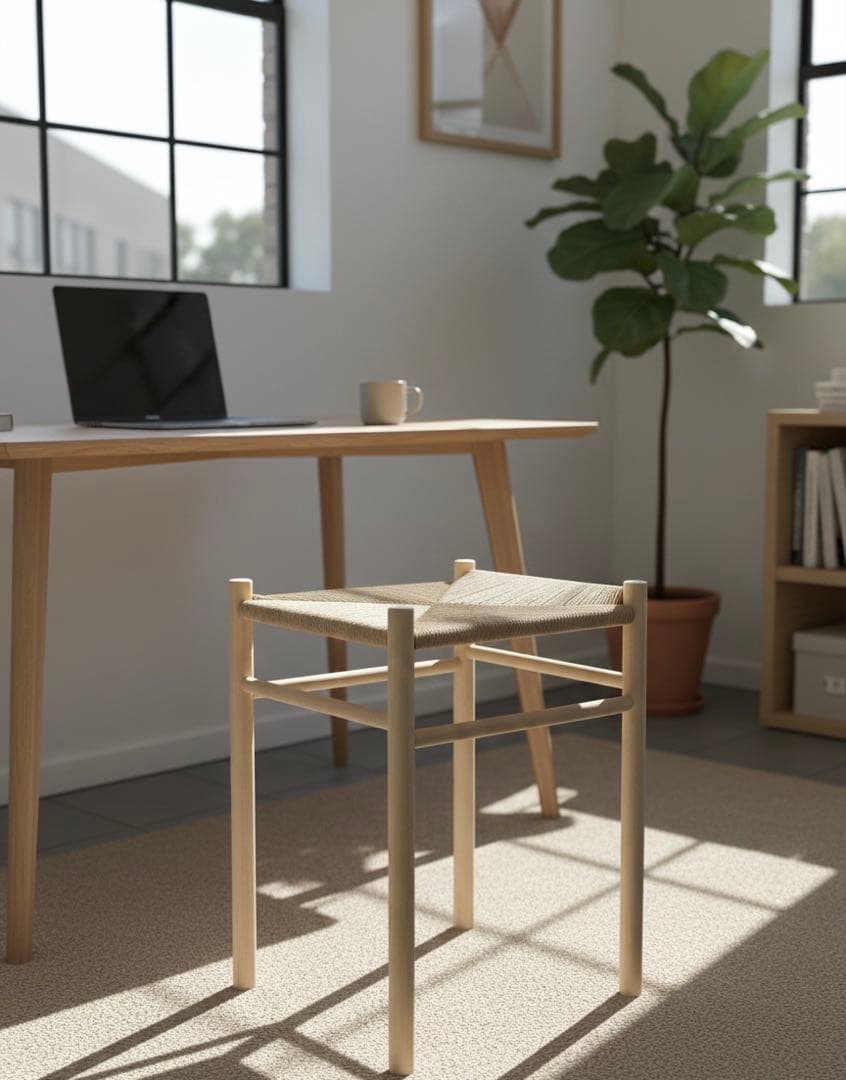 ペーパーコードスツール-長方形-SHIKAKU-Rectangle