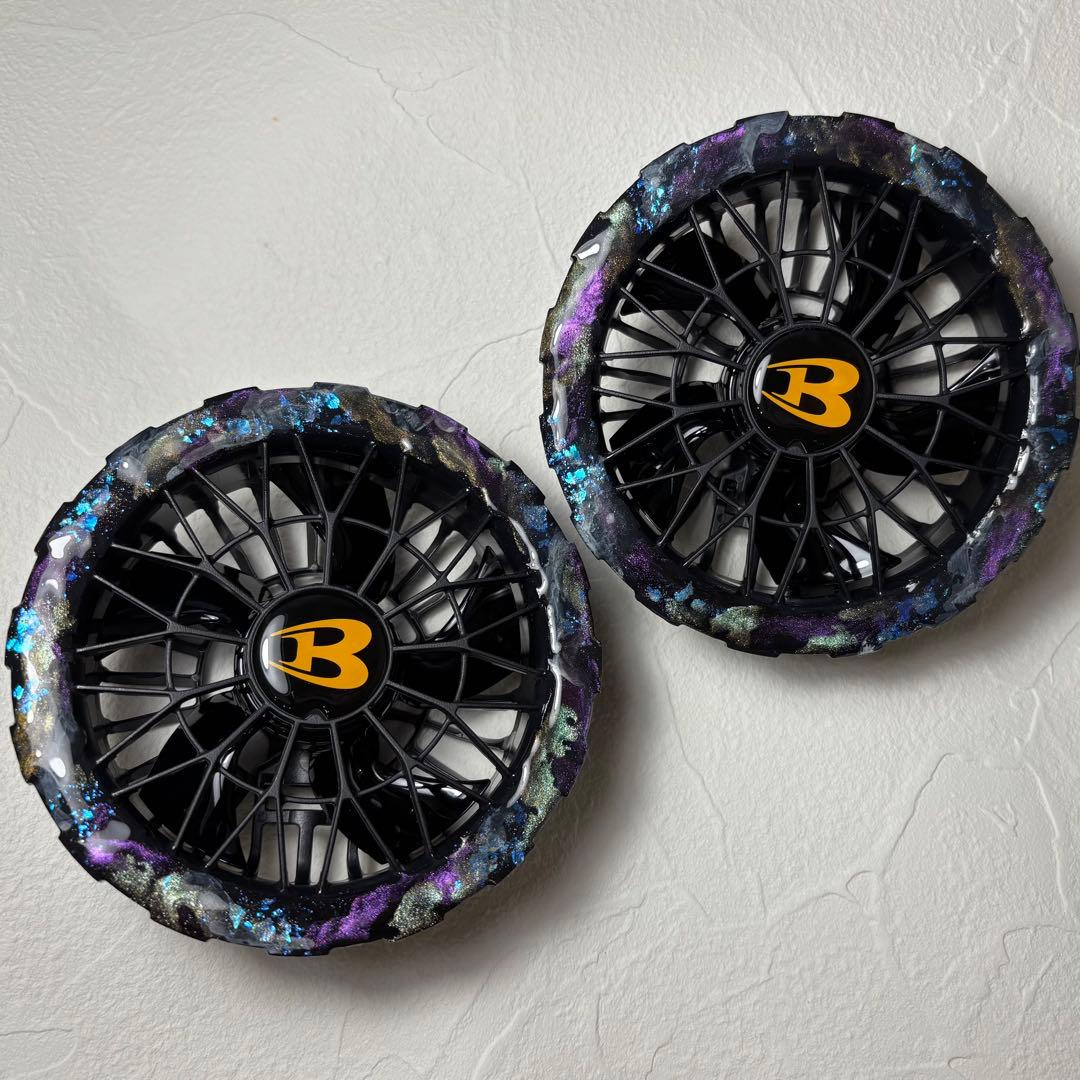 ①バートル　エアークラフト　カスタムペイント　ファン