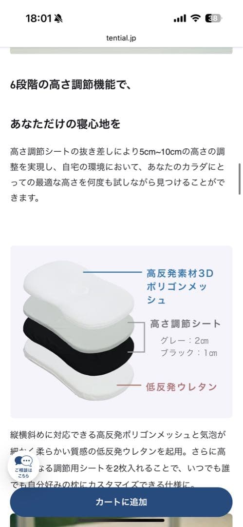 kazuuuさま専用 【美品】BAKUNE MAKURA枕 ホワイト＋カバー付き