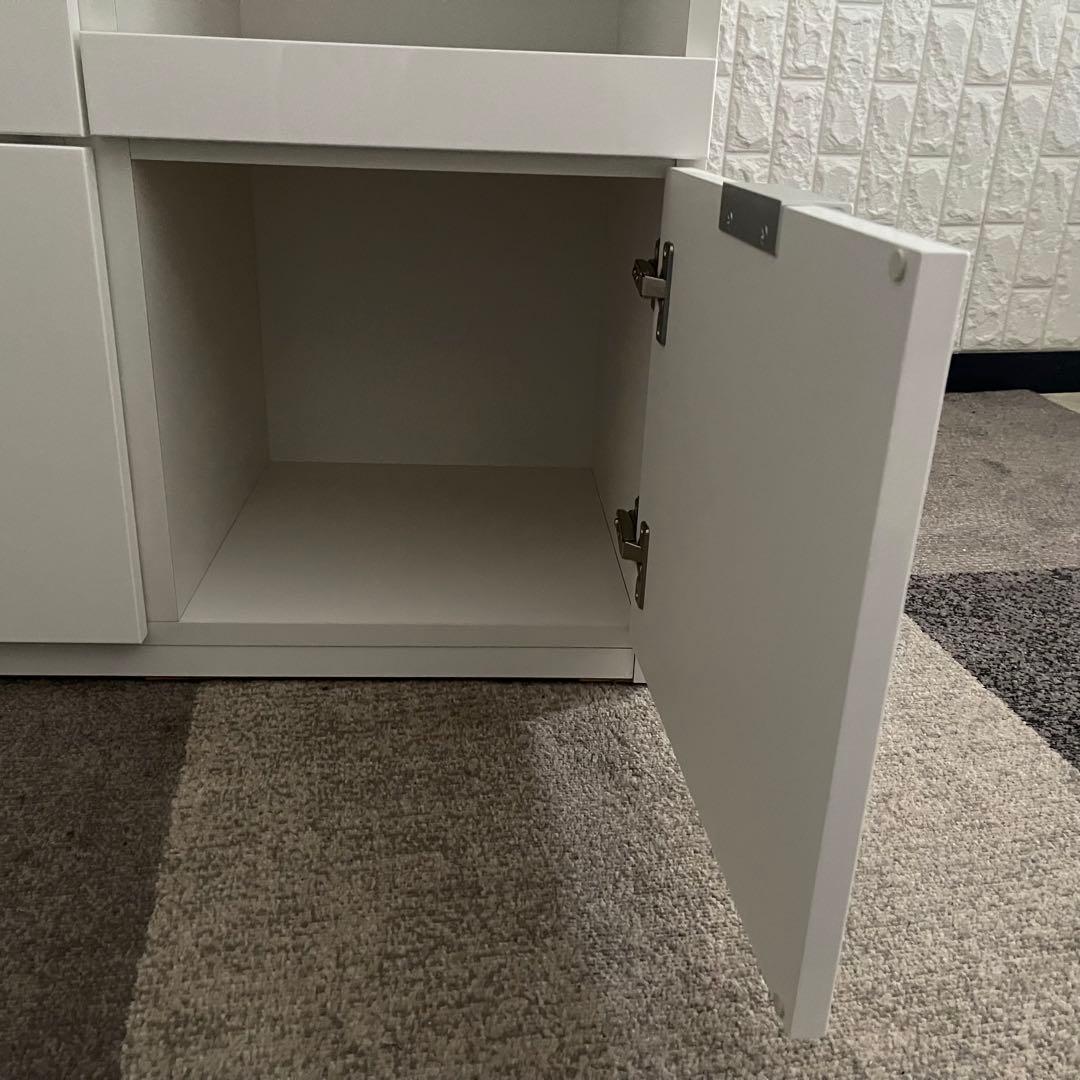 東京23区配送無料✨ニトリ　エトナ　キッチンボード　食器棚　ホワイト　美品