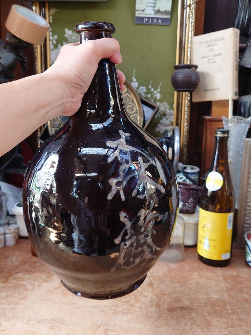 【手渡し要コメント】【陶器まつり】大きな酒器　森藤　6リットル　焼酎サーバー