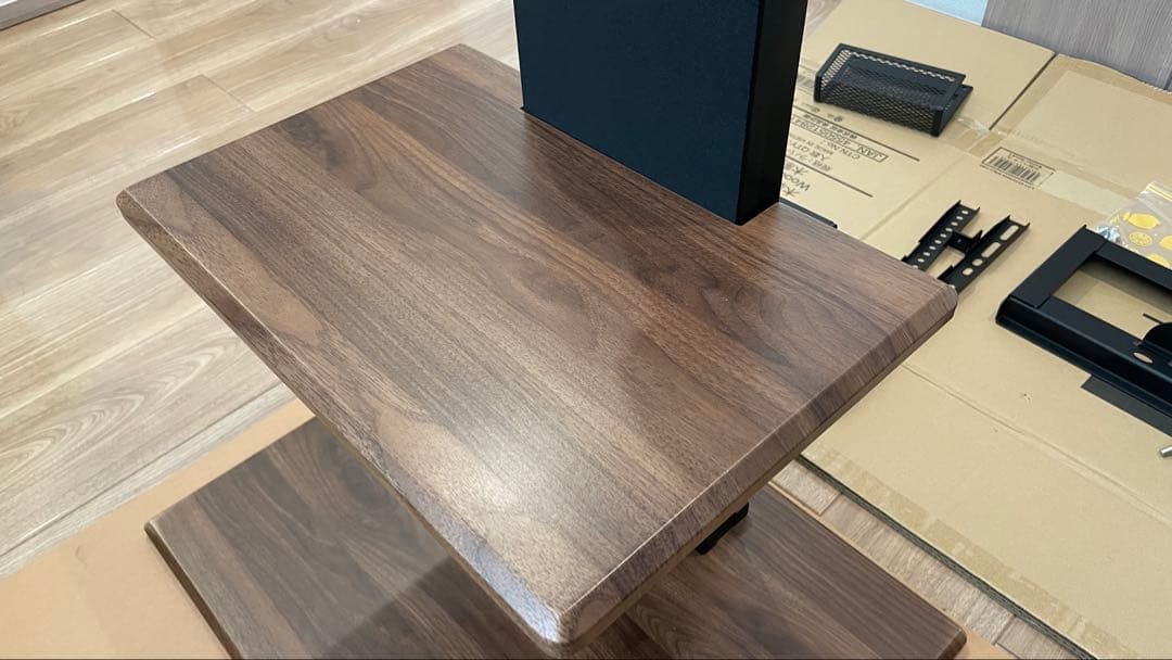 ニトリ 壁寄せTVスタンド(トエルN ロータイプ MBR)