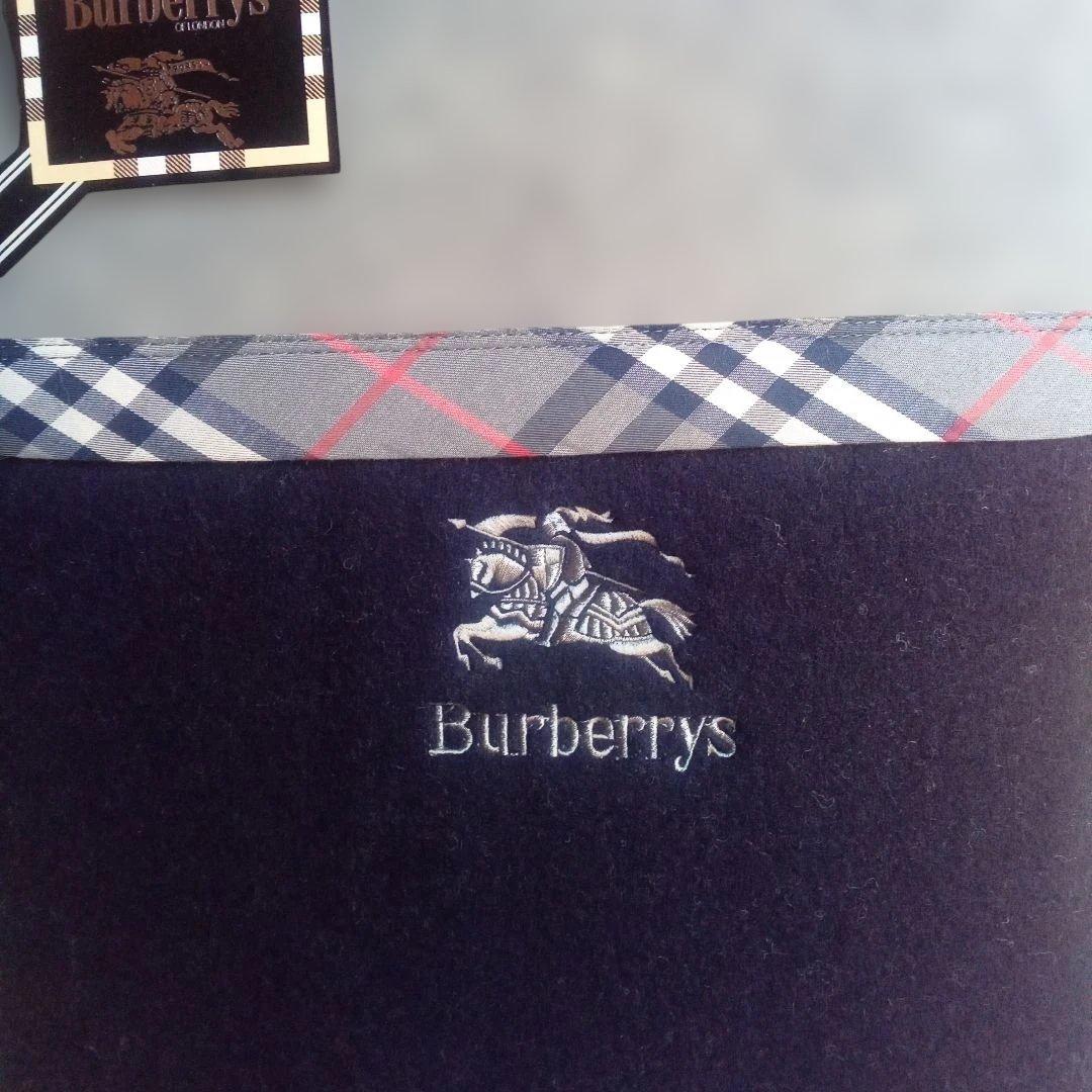 Burberrys ウール100% 綿毛布 140cm x 200cm未使用