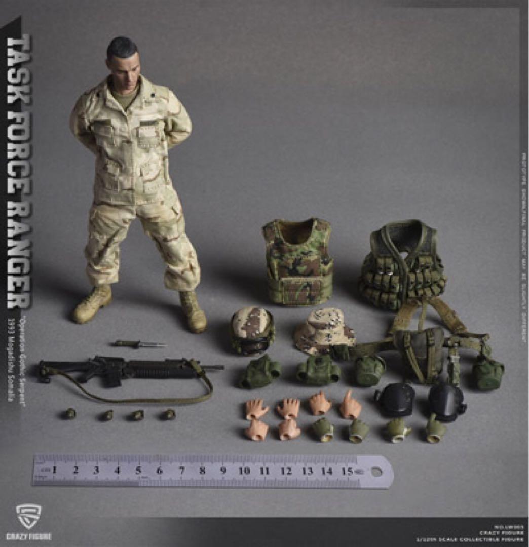 1/12 アメリカ陸軍 第75レンジャー連隊 グレナディア 1993 フィギュア
