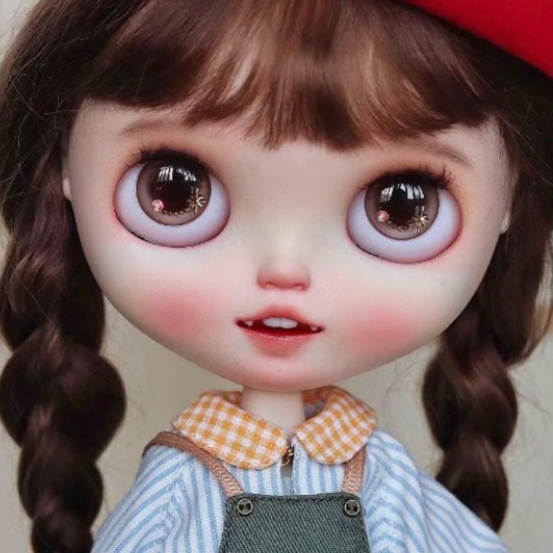 作家様カスタムブライス 人形 かわいい 幼い 元気 笑顔ちゃん ドール
