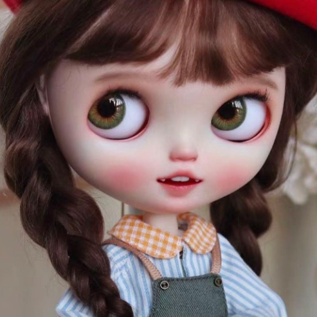 作家様カスタムブライス 人形 かわいい 幼い 元気 笑顔ちゃん ドール