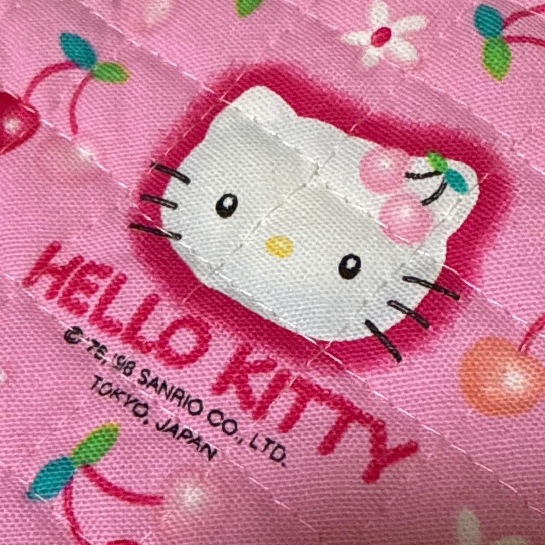 【レア】当時物ハローキティ　キルト生地　未使用タグ付き　100×50cm