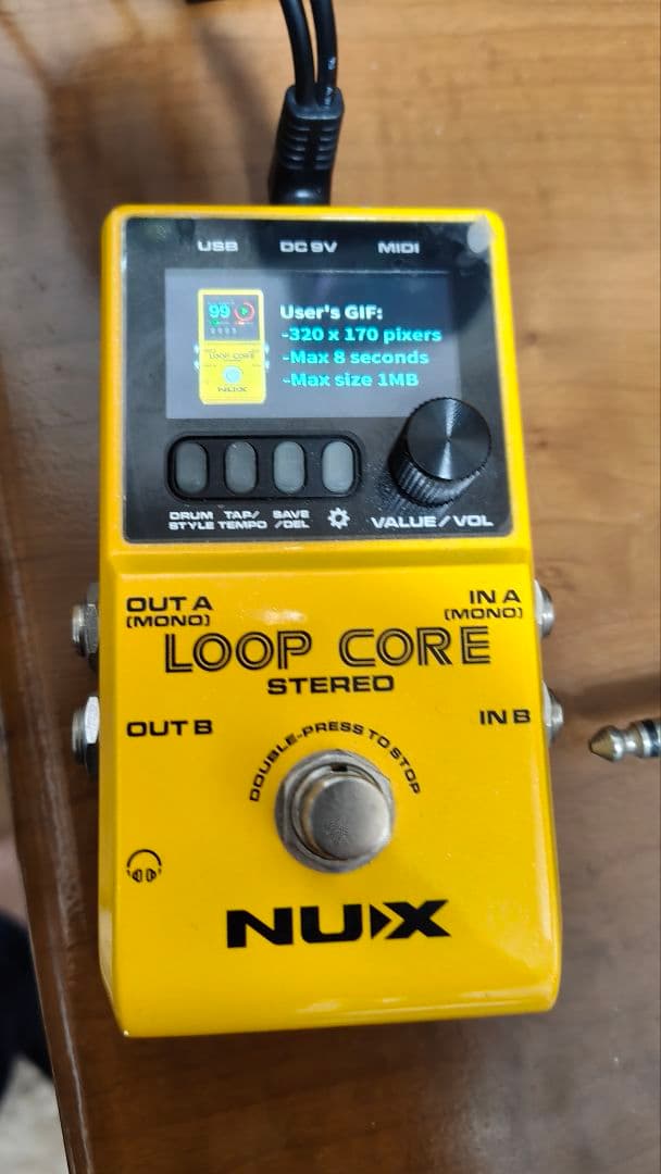 NUX Loop Core Stereo ルーパー エフェクター美品 付属品あり