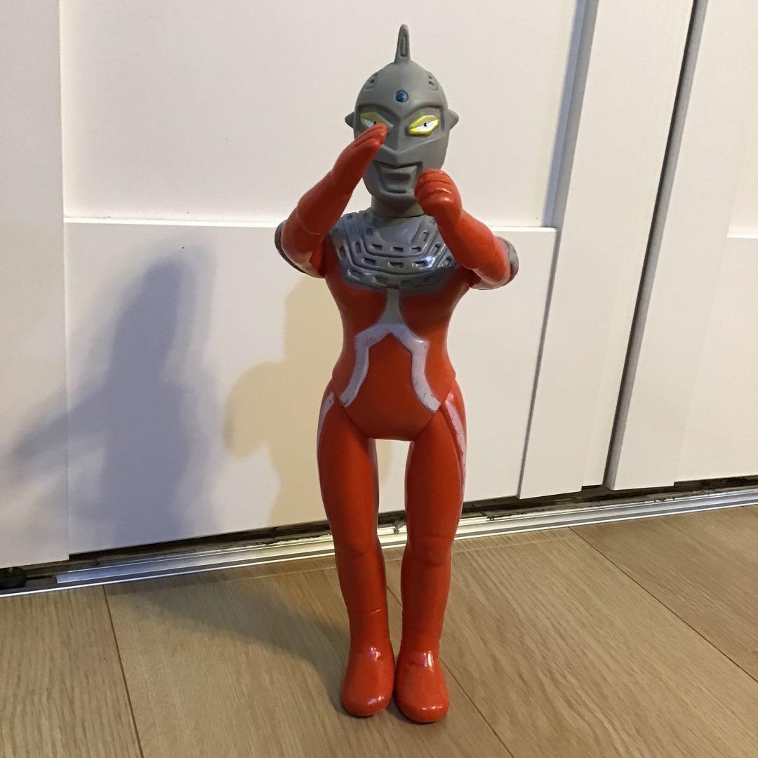 期間限定　昭和レトロ　当時物　美品　マルサン　ソフビ　ウルトラセブン　円谷プロ
