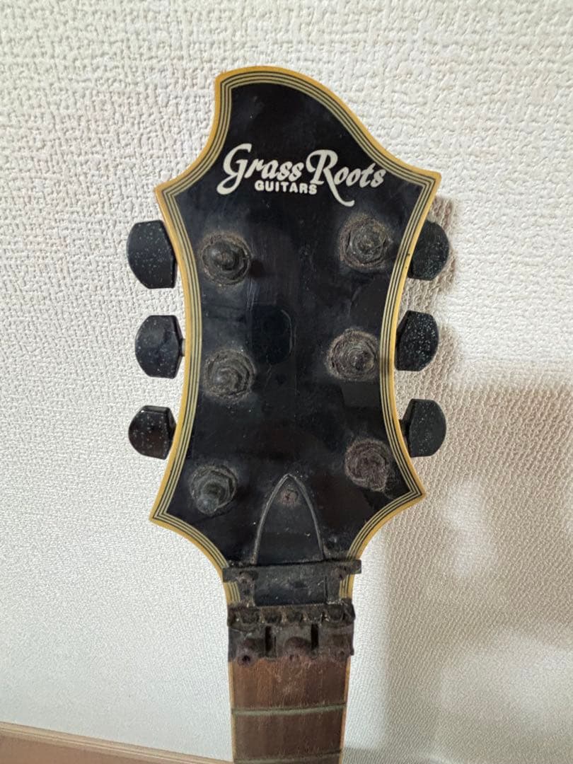 GrassRoots ブラック エレキギター レスポールタイプ