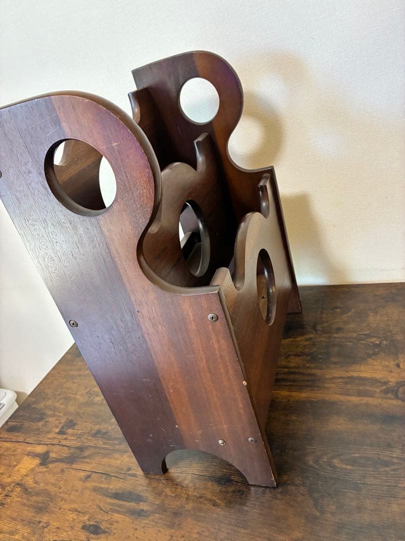 モダン　マガジンラック　北欧スタイル　古道具　小物入れ　ビンテージ雑貨　おしゃれ