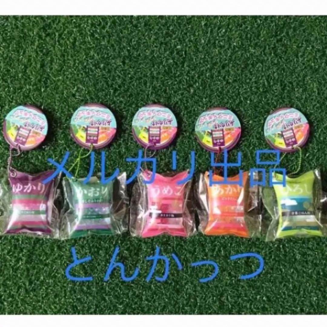 三島食品 シャカシャカ ミニフィギュア キーホルダー 5種セット