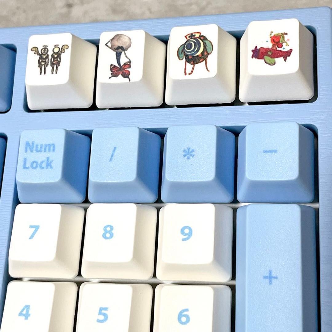 ふもコレ 魔法少女まどか☆マギカ ゲーミングキーボード 美樹さやかモデル 極美品