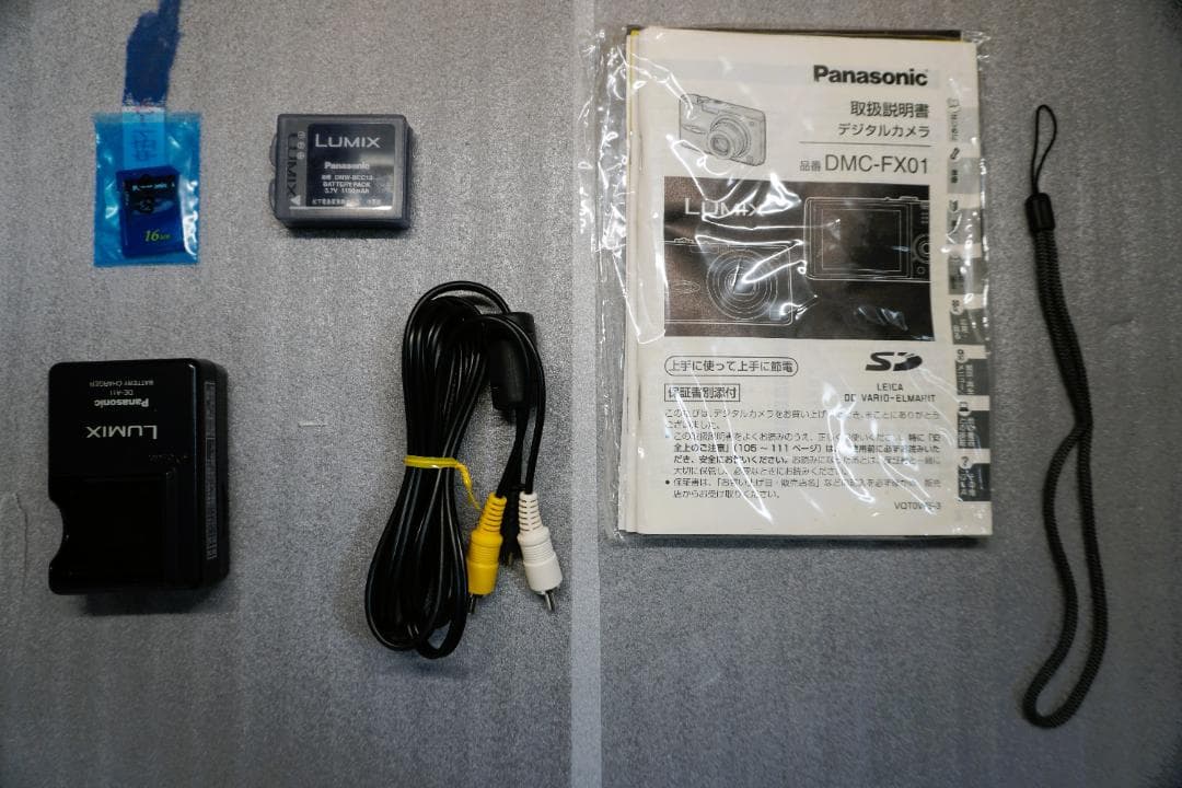 LUMIX DMC-FX01 美品＋純正オプションケース付き ブラック