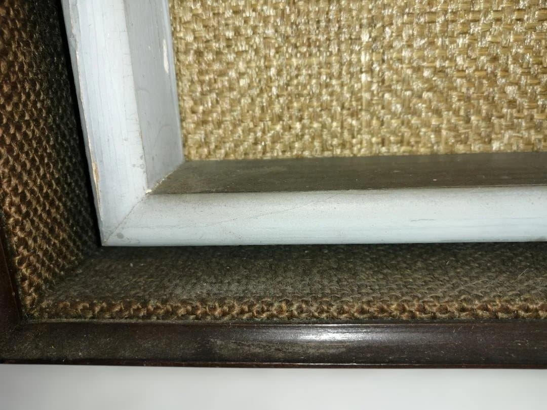 複製画　クロード・モネ「ブージヴァルの橋」AIによる結果　レトロな額縁