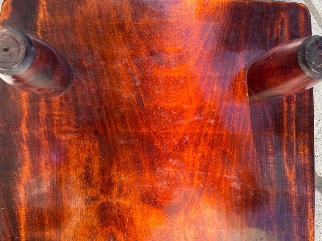 未使用　木製台座　讃岐彫　彫刻　飾り台　床の間