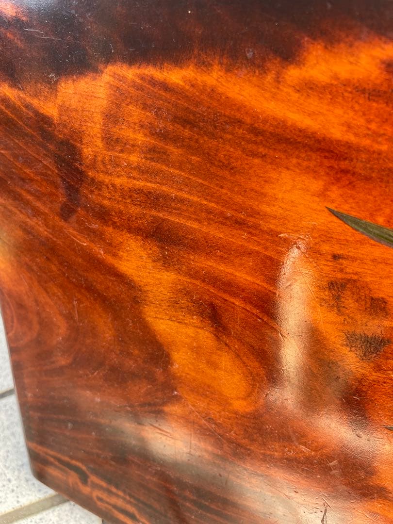 未使用　木製台座　讃岐彫　彫刻　飾り台　床の間