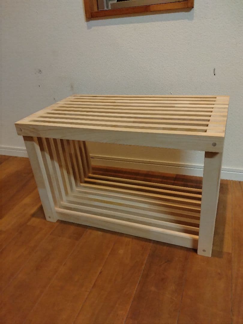 木製　ハンドメイド　水槽台　アクアラック　棚　シェルフ　テレビ台　ベンチ