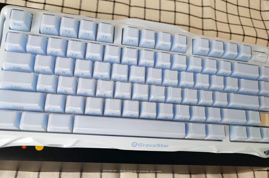 GravaStar Mercury K1 水色 US配列メカニカルキーボード