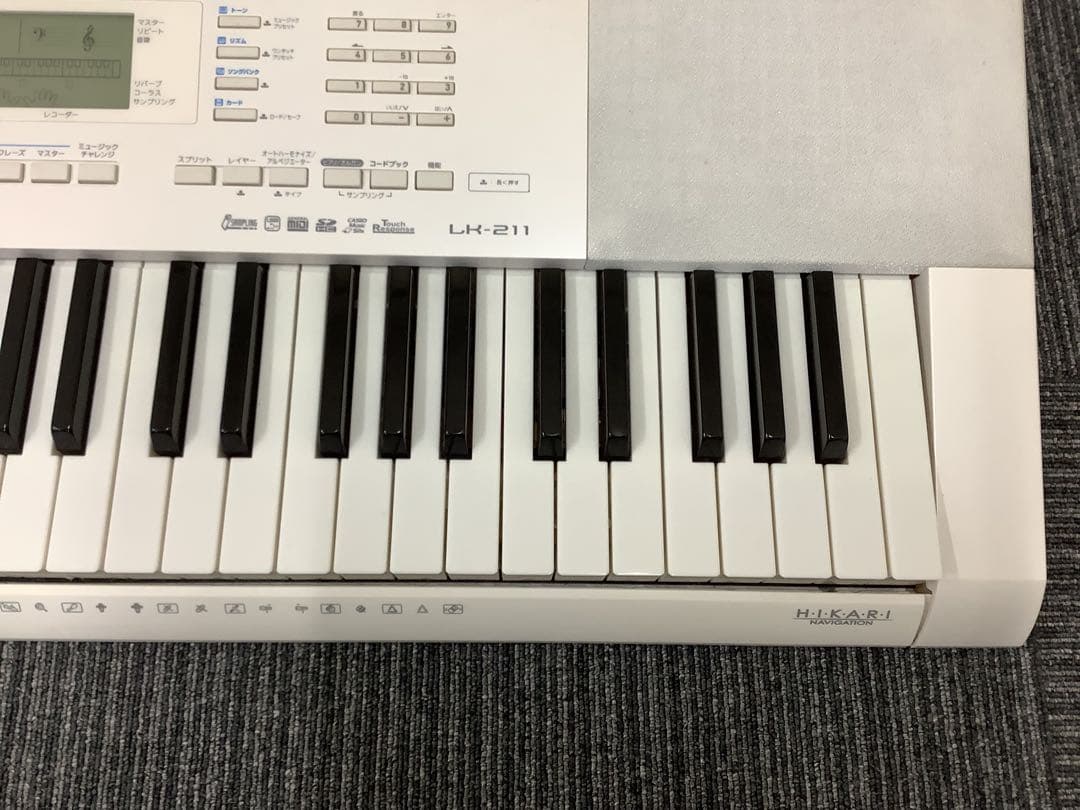 カシオ CASIO 電子キーボード LK-211 ソフトケース付き 61鍵盤