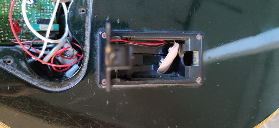 Burny レスポールタイプ サスティナー搭載 リアEMG 訳ありジャンク