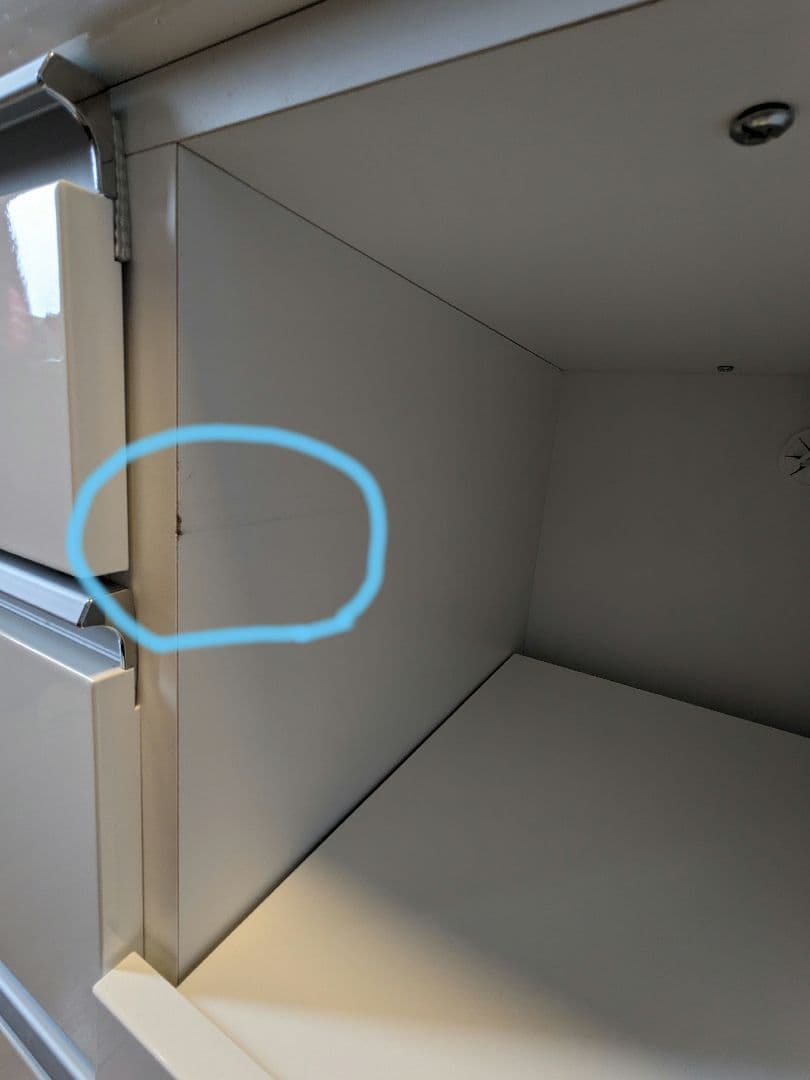 送料込【3/24-26発送】ニトリ　キッチンボード　レジューム　白　幅120cm