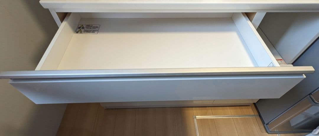 送料込【3/24-26発送】ニトリ　キッチンボード　レジューム　白　幅120cm