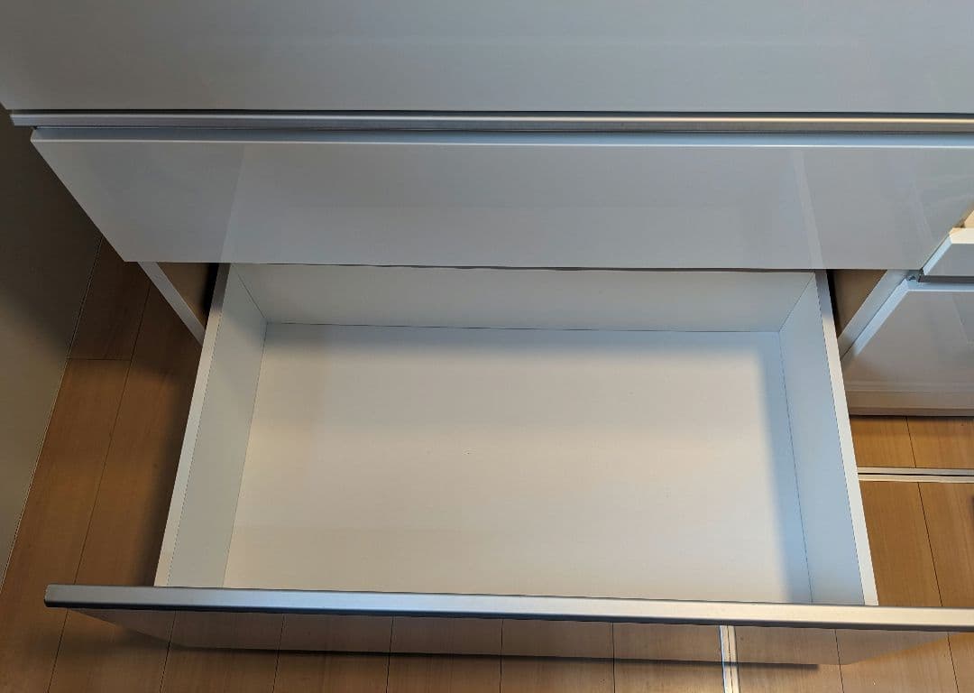 送料込【3/24-26発送】ニトリ　キッチンボード　レジューム　白　幅120cm