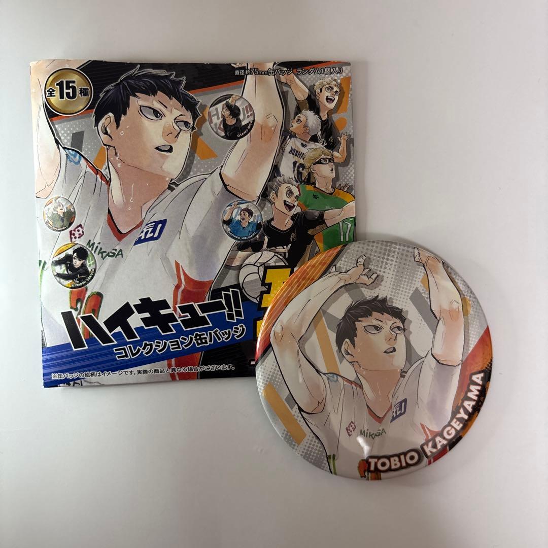 影山飛雄 ハイキュー!! 缶バッジ アクリルタグ クロスキーリング ステッカー