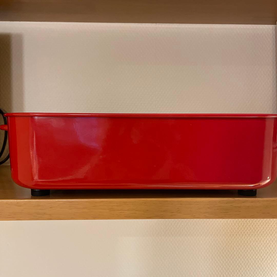 Bruno コンパクトホットプレート 赤