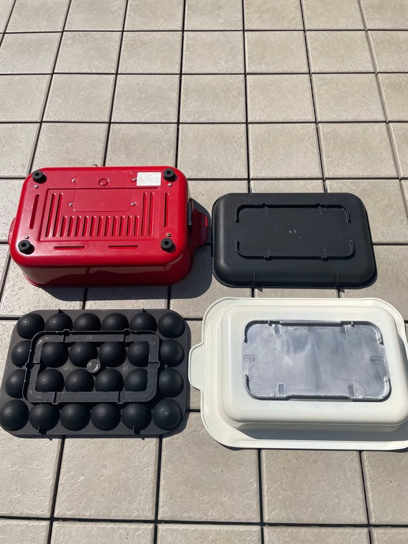 Bruno コンパクトホットプレート 赤