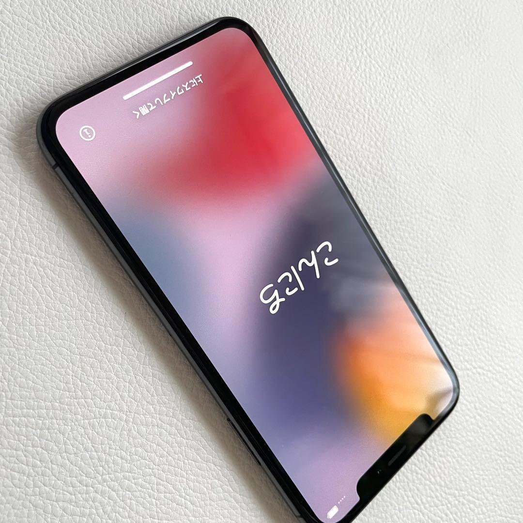 Applei Phone X スペースグレイ　64GB SIMフリー初期化済み