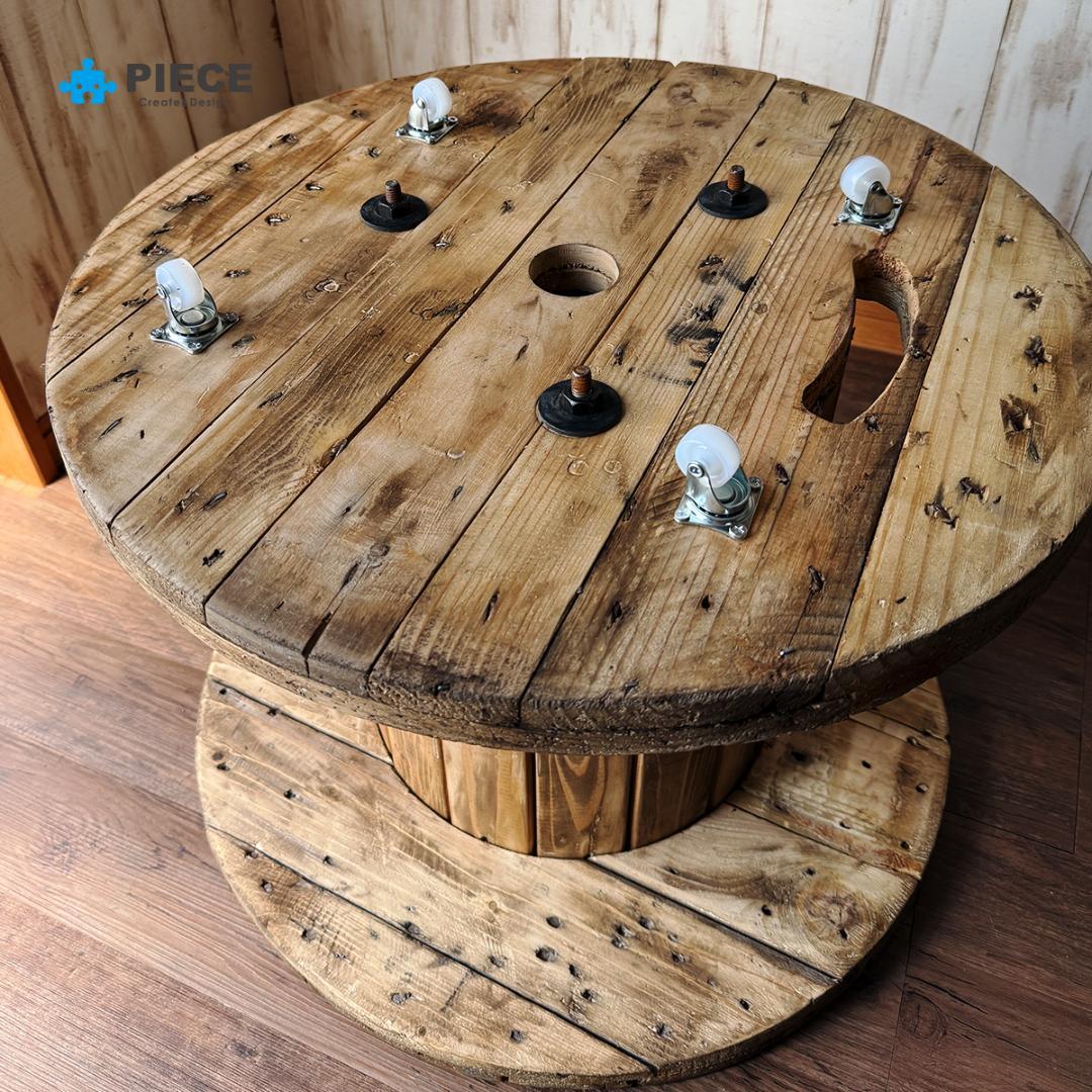 テーブル インダストリアル ヴィンテージ ケーブル ドラム アメリカン NY05