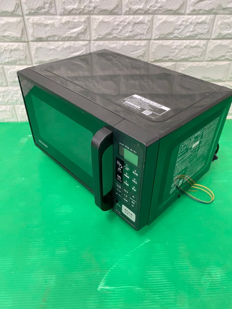 中古】RE-F163-B(ブラック) オーブンレンジ 16L フラット庫内