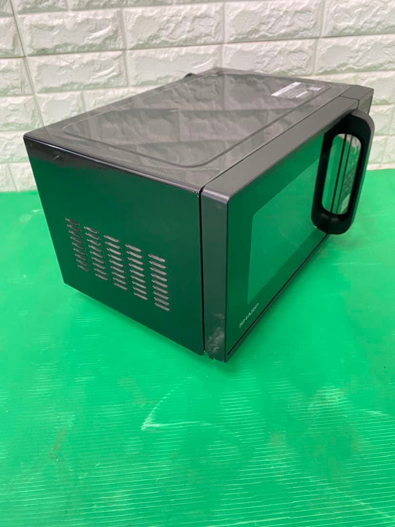 中古】RE-F163-B(ブラック) オーブンレンジ 16L フラット庫内