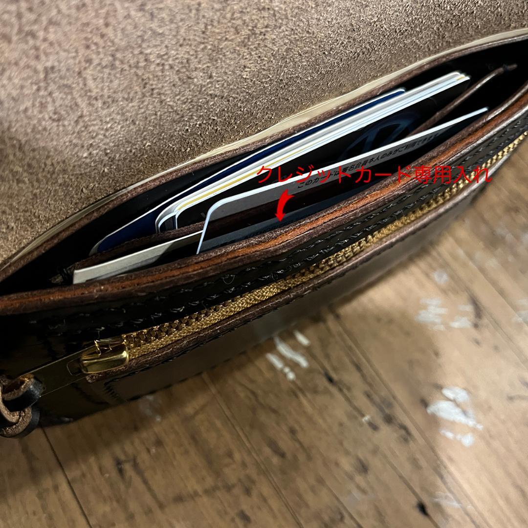 クロムエクセル長財布 クロムエクセル 長財布 茶芯 ホーウィン Lot#369