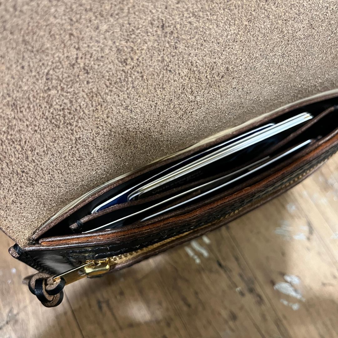 クロムエクセル長財布 クロムエクセル 長財布 茶芯 ホーウィン Lot#369