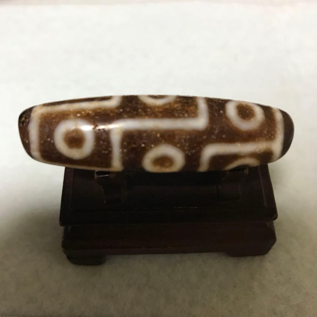 あ*こ様 超激レア珍品‼︎　古代九眼天珠　馬蹄痕　東樂　陸發賓石天珠　特別出品