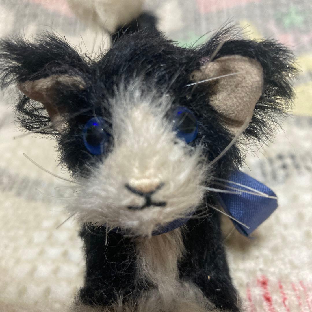 ハンドメイド　作家名不明　猫　2こセット　中古品　バラ売り不可