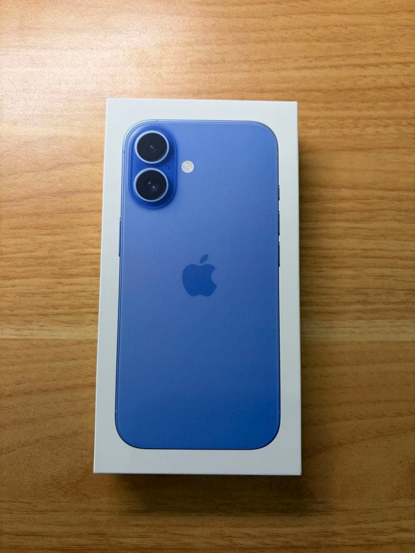 【美品】iPhone16 128GB ウルトラマリン