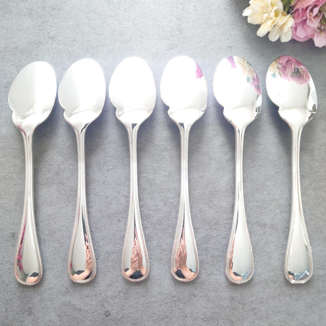 極希少 極美品 クリストフル アルビ ソーススプーン 6点