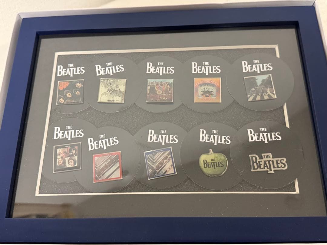 【フレーム付】The Beatlesピンズカプセル」全10種コンプリートセット
