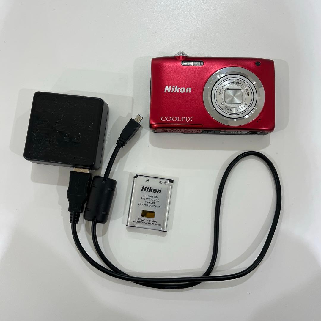 Nikon COOLPIX A100 レッド 動作確認済み