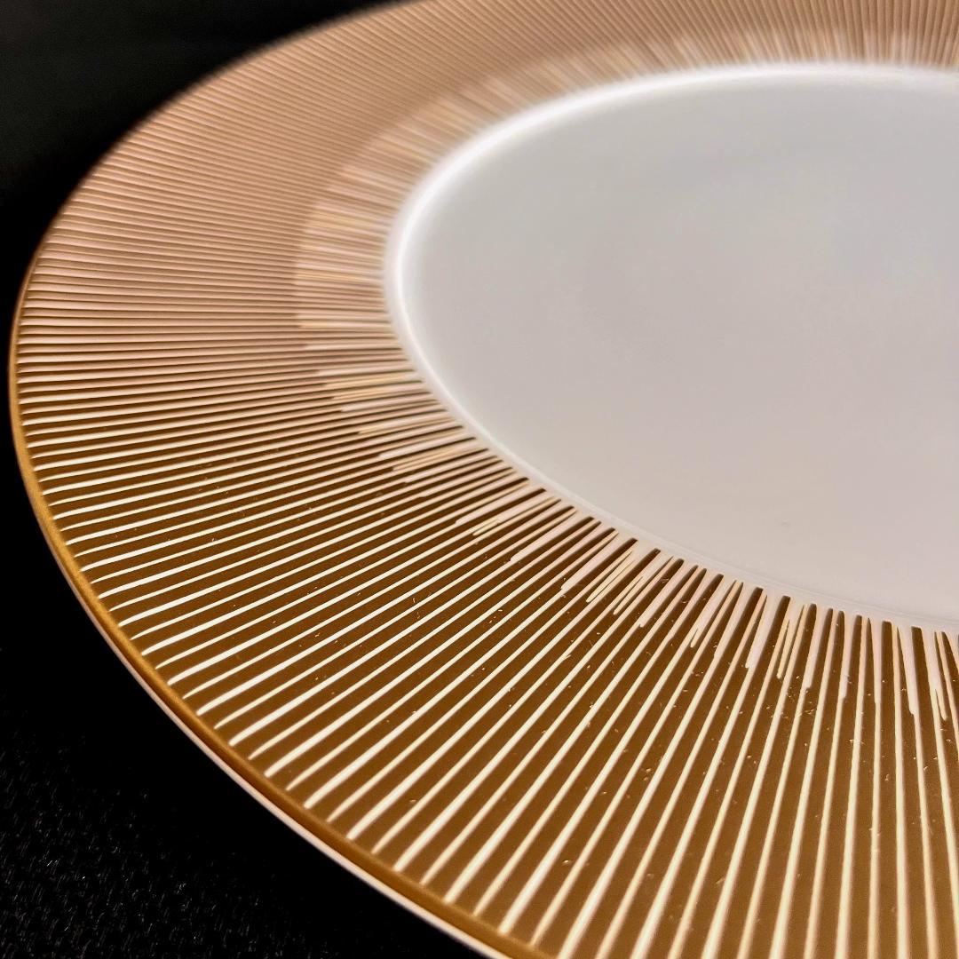 ★新品未使用　超美品★フランスBernardo ゴールド　大皿　サービスプレート