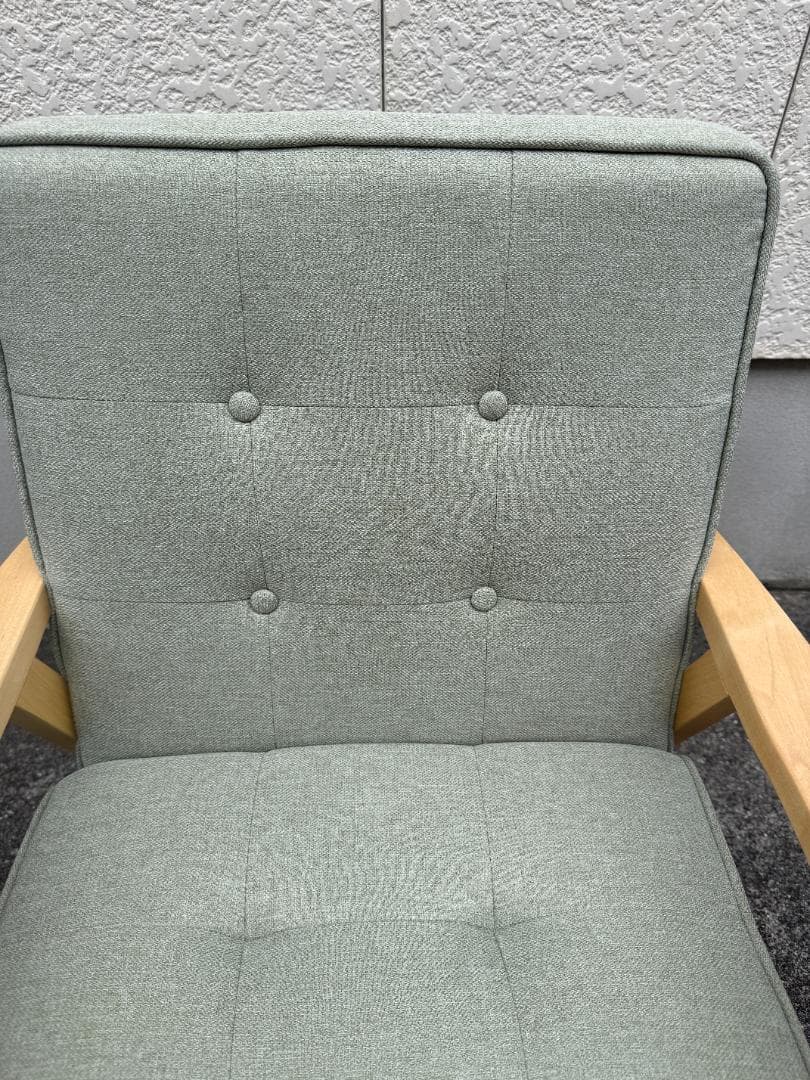 1人掛け天然木フレームソファ 布張りタイプ ルッキ2KD ニトリ