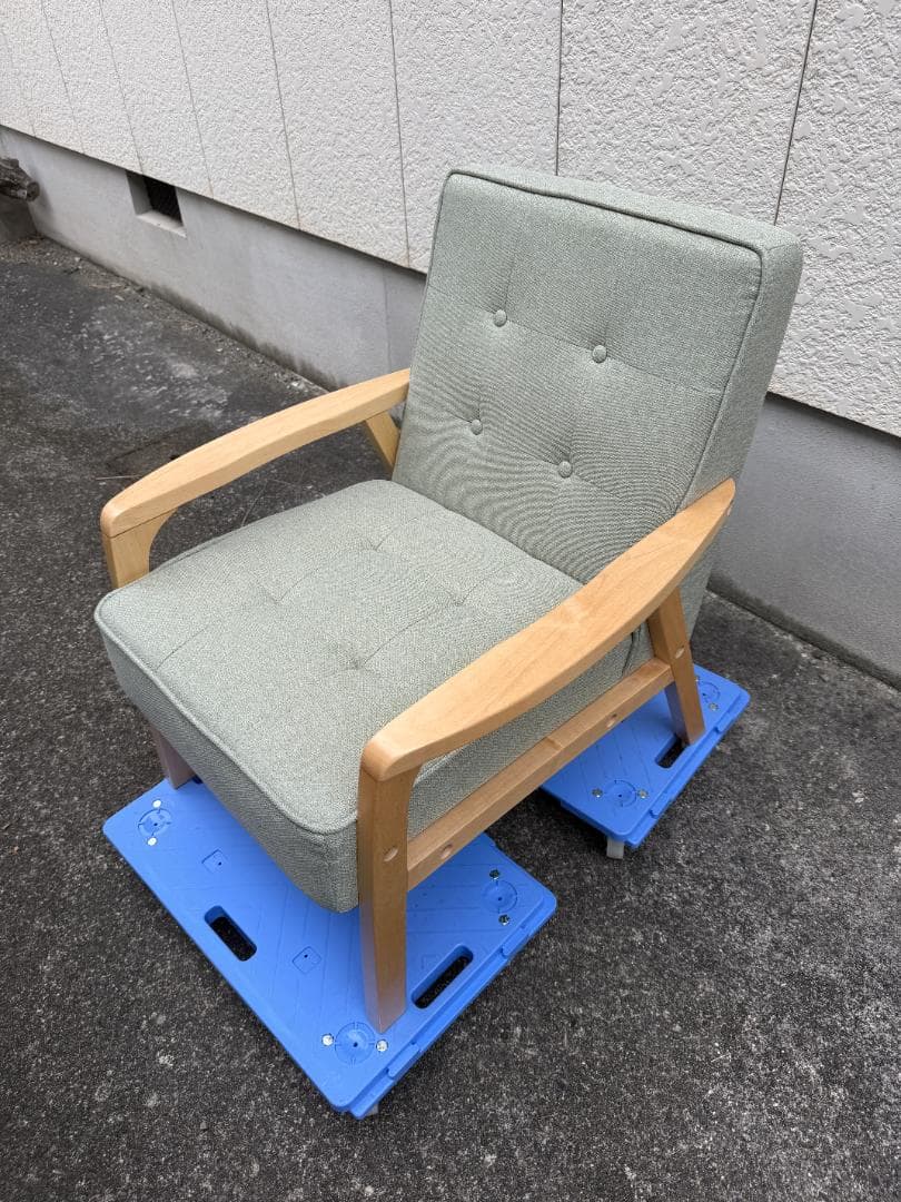 1人掛け天然木フレームソファ 布張りタイプ ルッキ2KD ニトリ